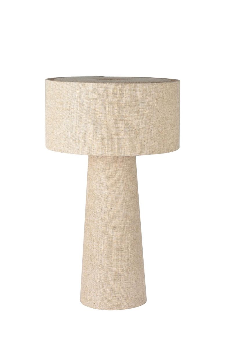 Lucide LEEROY - Stolná lampa - Ø 30 cm - 1xE27 - Taupe
